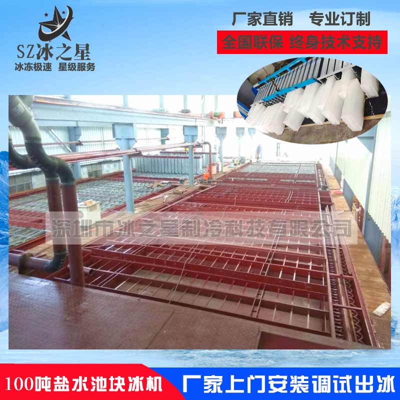 <strong>100噸鹽水池塊冰機</strong>